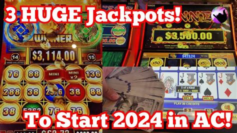 loosest slots in atlantic city 2024|3 HUGE Jackpots to Start 2024 in AC! .